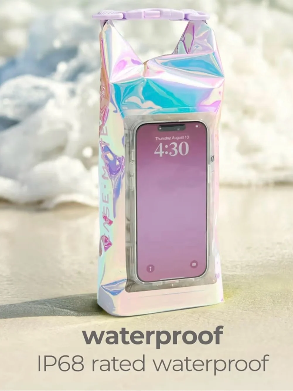 Case-Mate Soap Bubble Mini IP68 Waterproof Bucket Bag (2L) - Iridescent